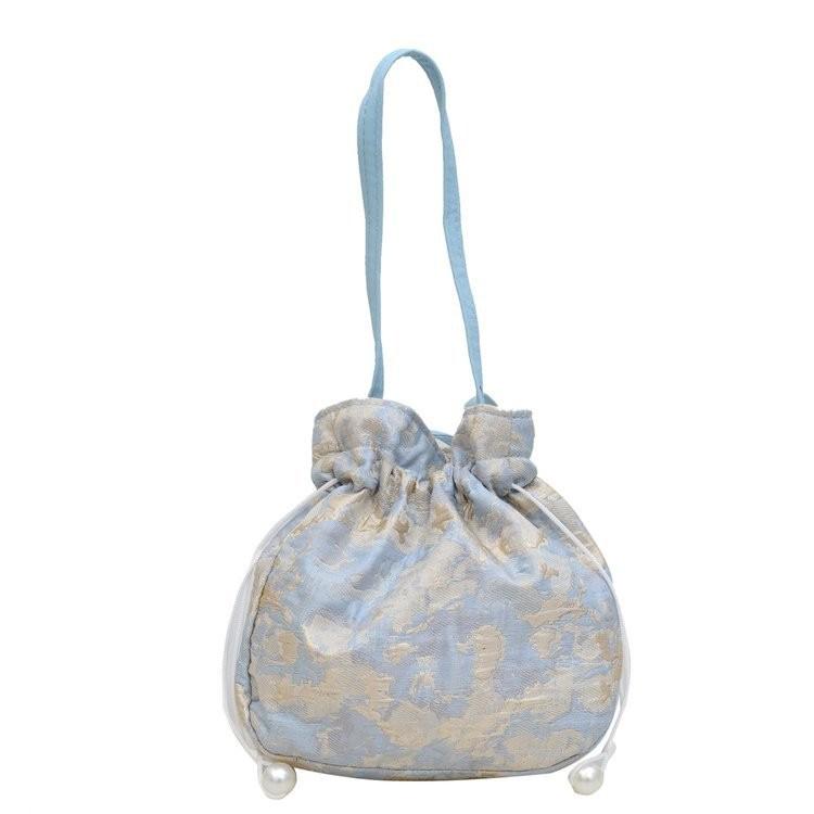 Stylish New Forest Style Hanfu Crossbody Bag With Soft Polyester Material For Daily Use