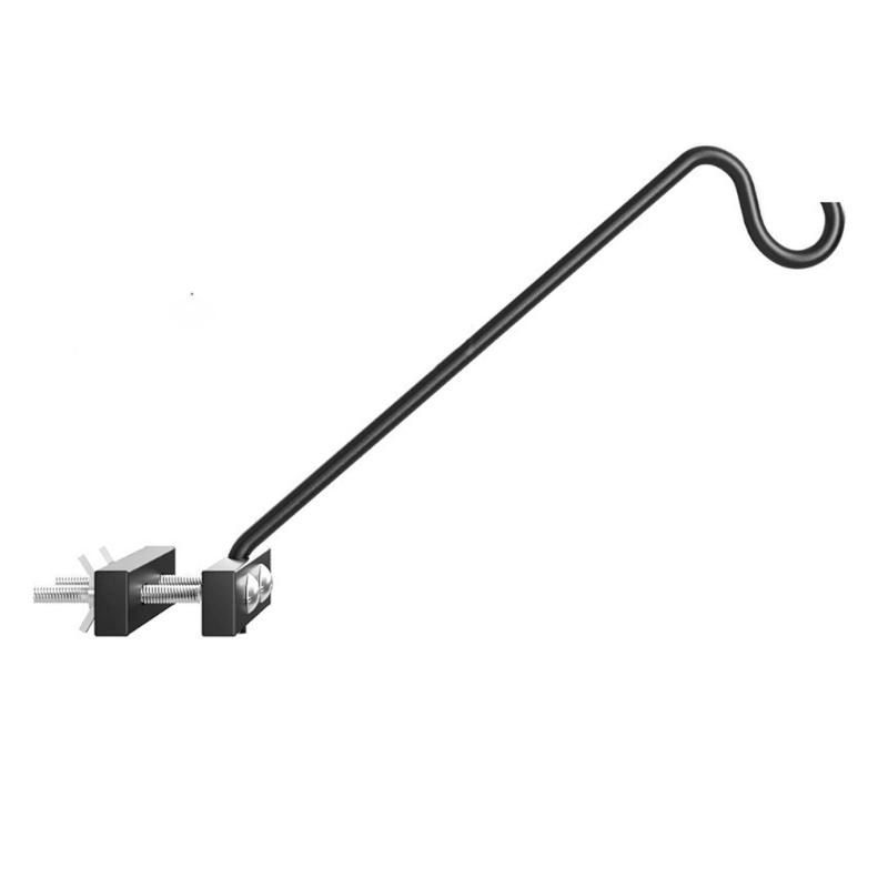 

360 Degree Swivels Plant Hanger Rusts Proof Plant Hanger for Balconies Railings Outdoor Bird Feeders Holder