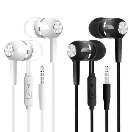 S12 Universal 3.5mm Earphone Wired Earbuds with Mic for Phone