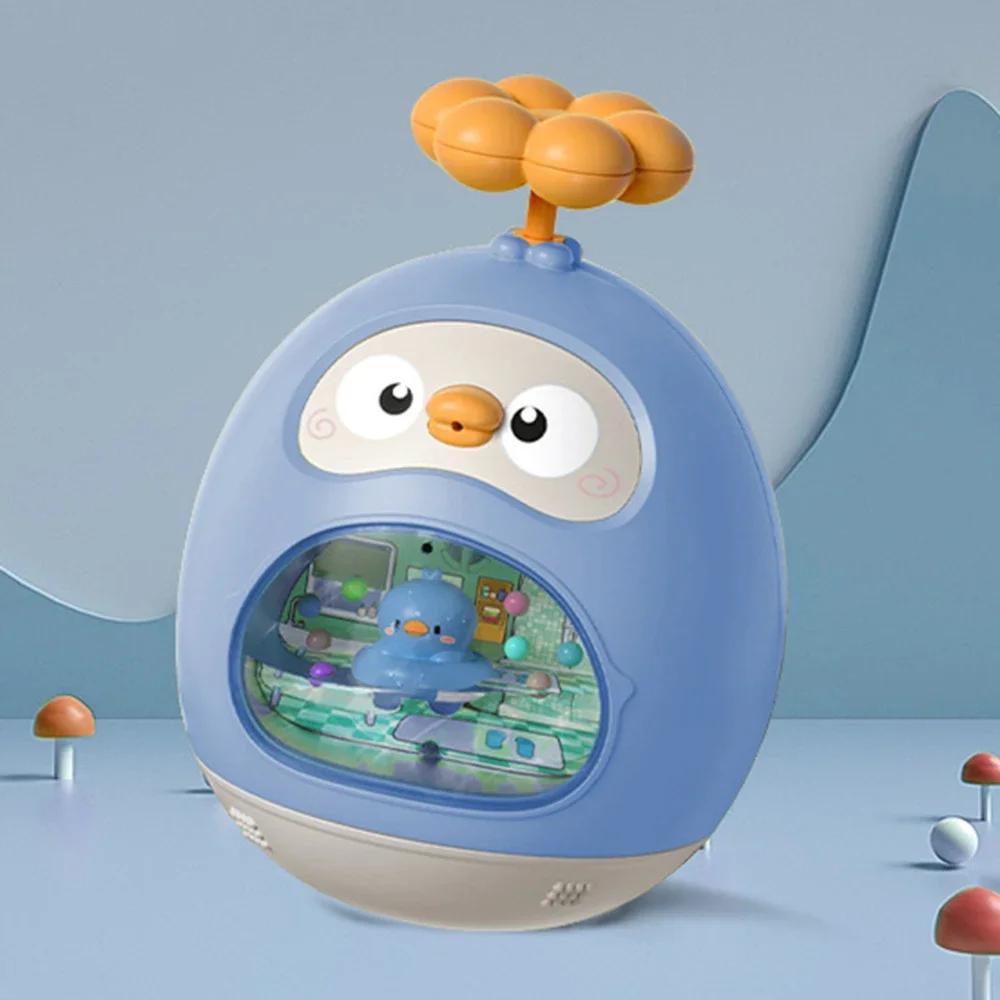 2in1 Spray Tumbler Bath Toys Baby Water Duck for Bathtubs Swimming Poor Bathing Machine Shooting Games Toddlers Children Gift