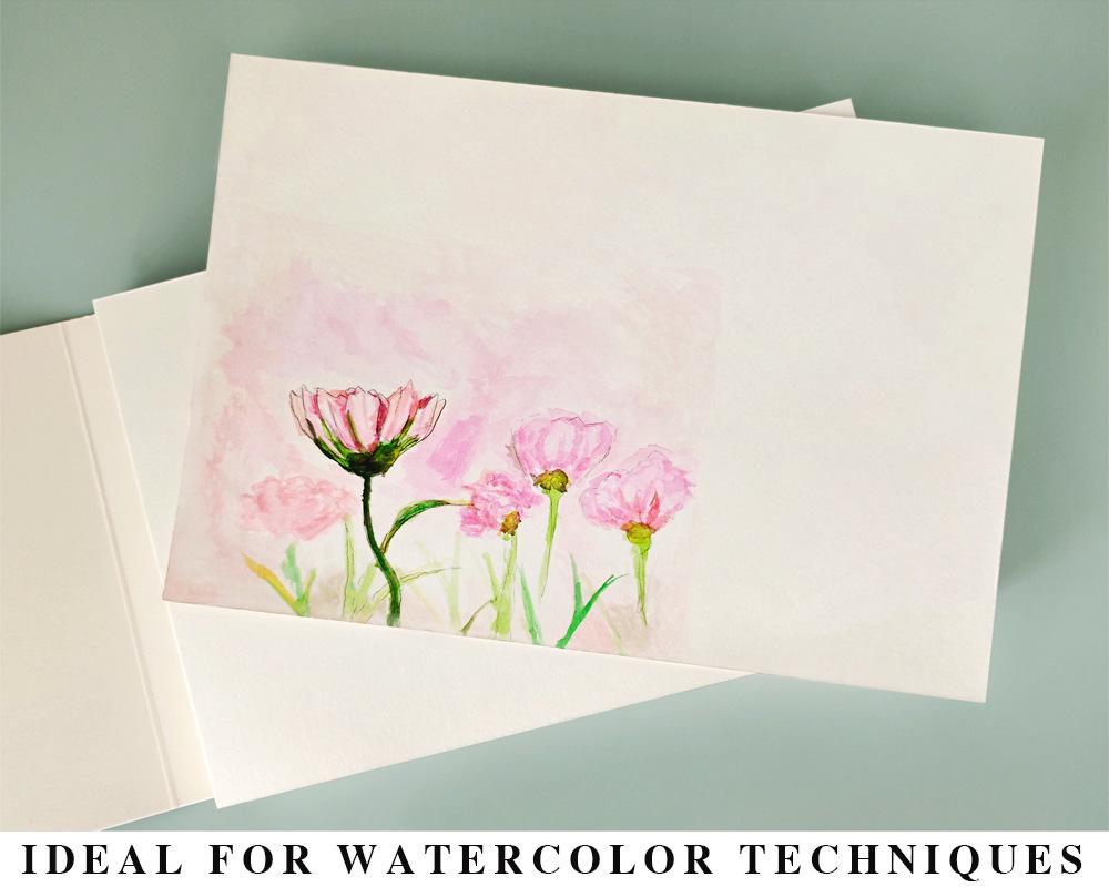 Yuzhou Pigments Watercolor Sketchbook, 300g A4/A5, Art & Student Use