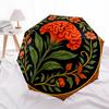 1pc Brain Flower Ornament Umbrella with Plastic Handle,Suitable for All Seasons Home Travel Outdoor UmbrellaDD1330