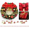 New 30cm Christmas Tree Wreath Door Hanging Garland Window Wall Ornament Xmas Decor