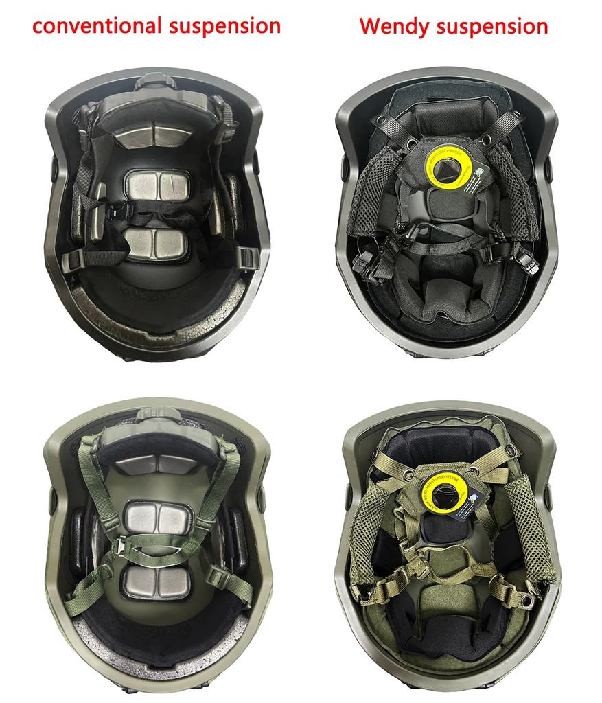 Fast MH Tactical Helmet Glass Fiber Wendy Suspension PadHelmet Outdoor Activity Protective Training Safety Riot Control Helmets