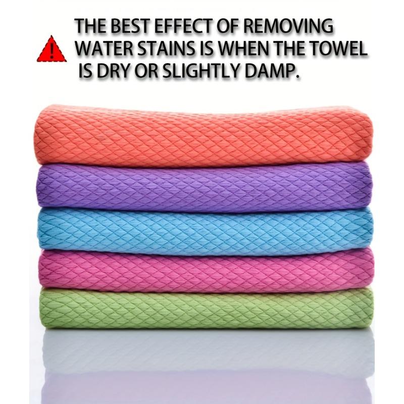 10PCS Magic Cleaning Cloth, Watermark Removal Glass Towel, No Trace Suitable for Windows and Mirrors. Quickly Remove Stains and Scratches