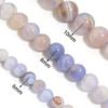 Natural Agates Stone Beads 6/8/10mm Sky Blue Round Loose Spacer Beads For Jewelry Making DIY Crafts Bracelets Necklace Supplies