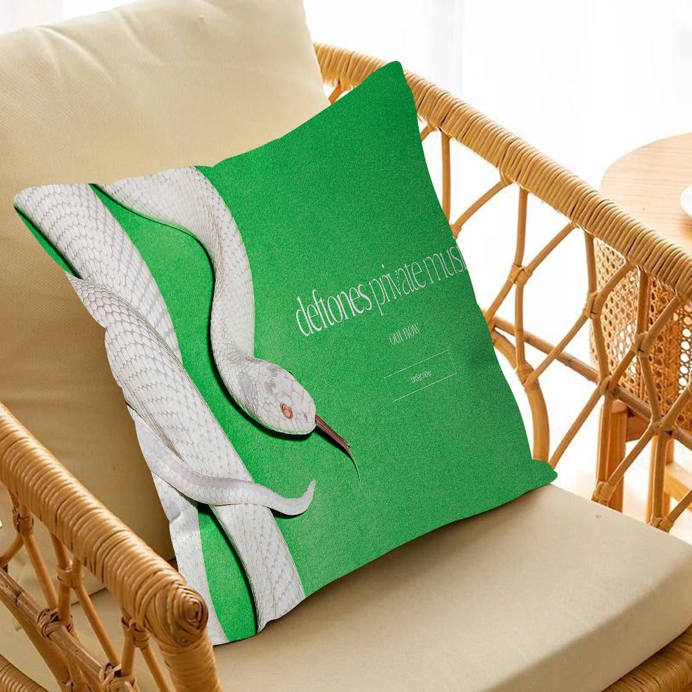 Retro Band Deftones Cushion Cover Pillow Cover Decor Pillowcase Printed Cushion Case for Couch