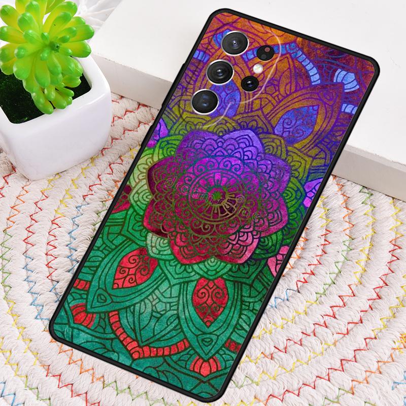 

Bohemian Style Phone Case for Samsung Galaxy note 10 pro S26 Ultra S23 S24 FE S25 S21 S22 PLUS shockproof Cove Galaxy S26 Ultra