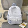Schoolbag spring new Korean style INS style lace trim middle school backpack, large capacity middle school backpack for women