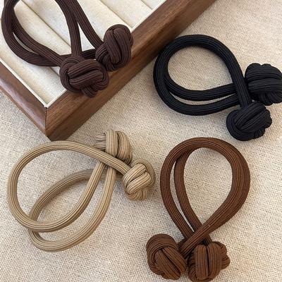 Élastique pour queue de cheval haute, Attache-cheveux pour femmes, Bandeau épais et durable