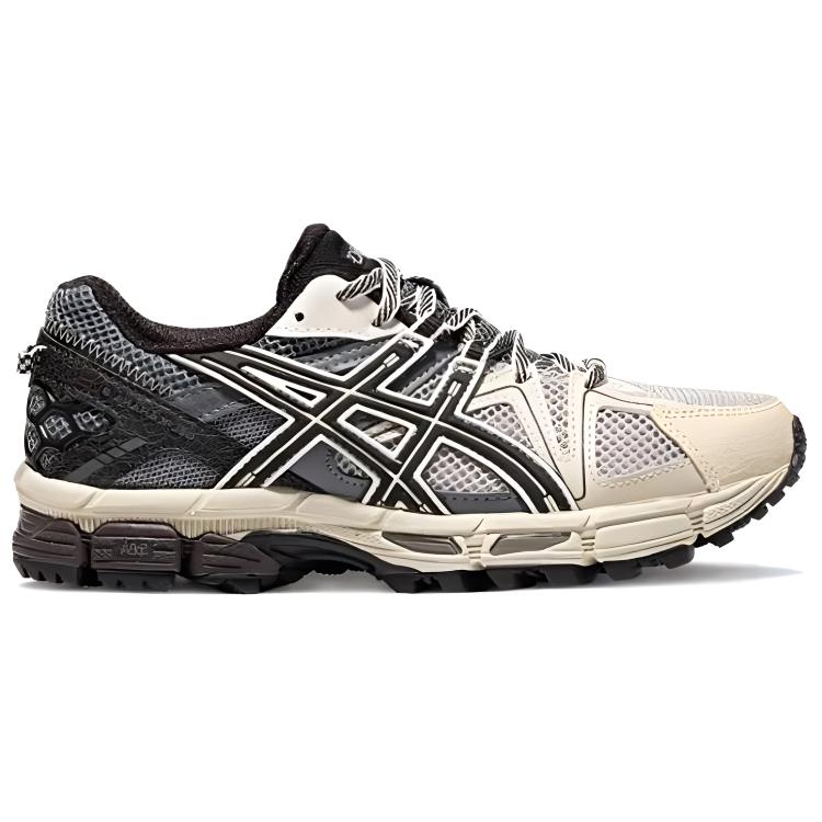 Asics Gel-Kahana 8 Comfortable Versatile Fabric Synthetic Leather Low-Top Trail Running Shoes Women Sneaker Gray 1012B695-020