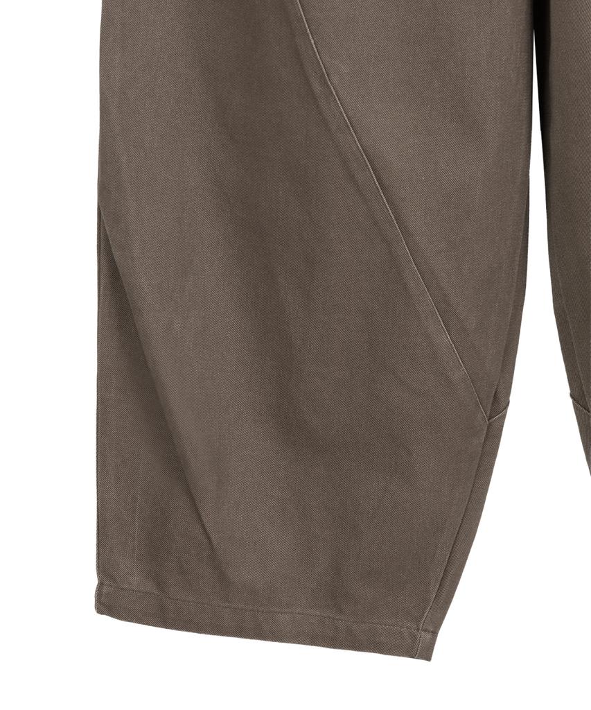 Dandel Dd 10S Structure Balloon Chino Pants (Dark Mocha)
