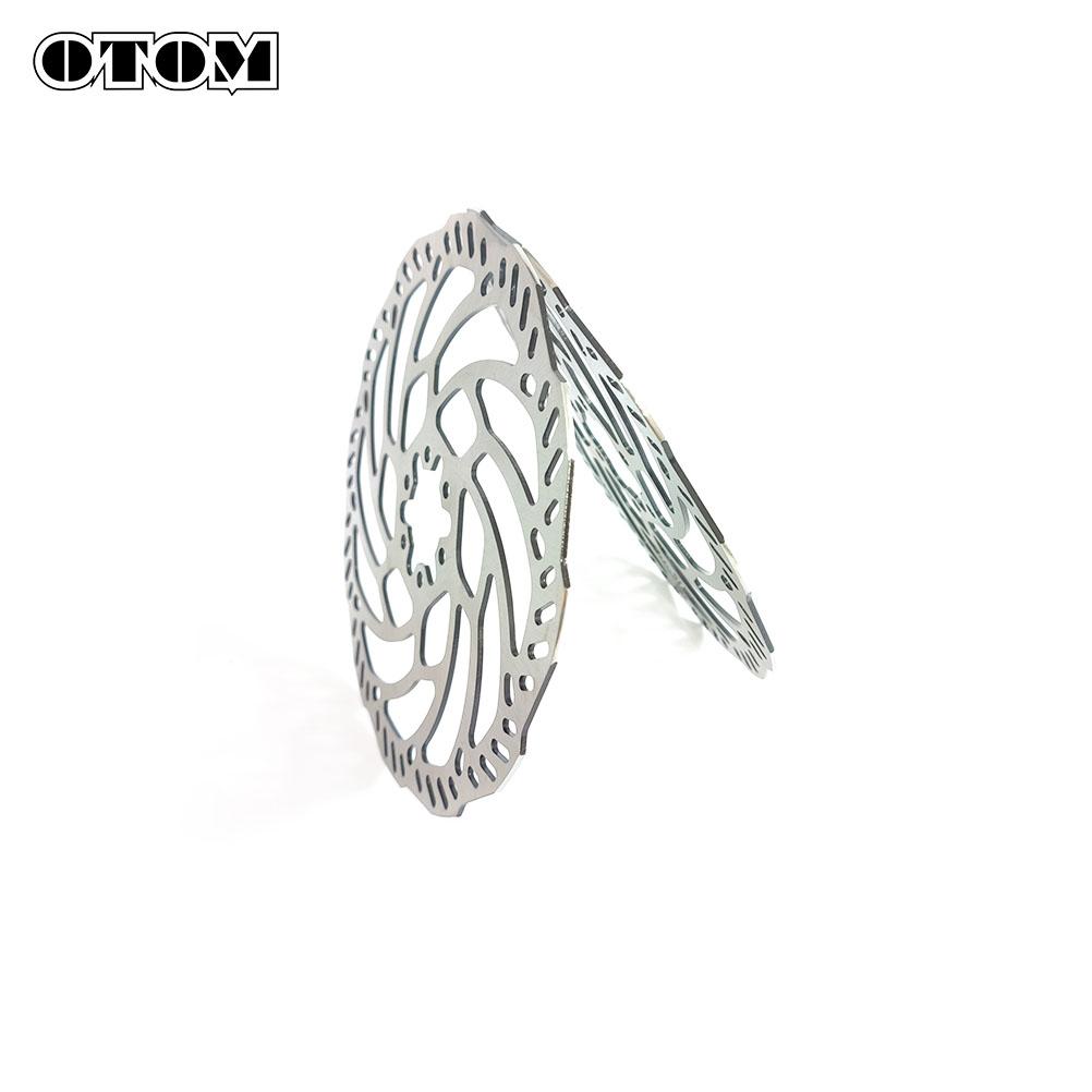 OTOM 203mm 2mm 6 Hole Motorcycle Brake Disc Rotor Front Rear Brake Plates For Surron Light Bee Electric Off-road Dirt Bike Parts