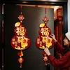 Red Spring Festival Door Decoration Chinese Style Horse Year Hanging Ornaments  Living Room
