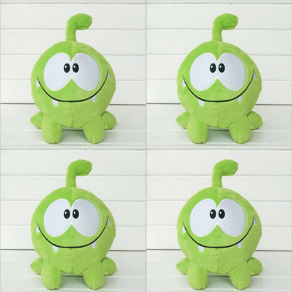 Adorable 8" Cut The Rope Candy Monster Om Nom Plush Toy Soft Doll Gift Figure