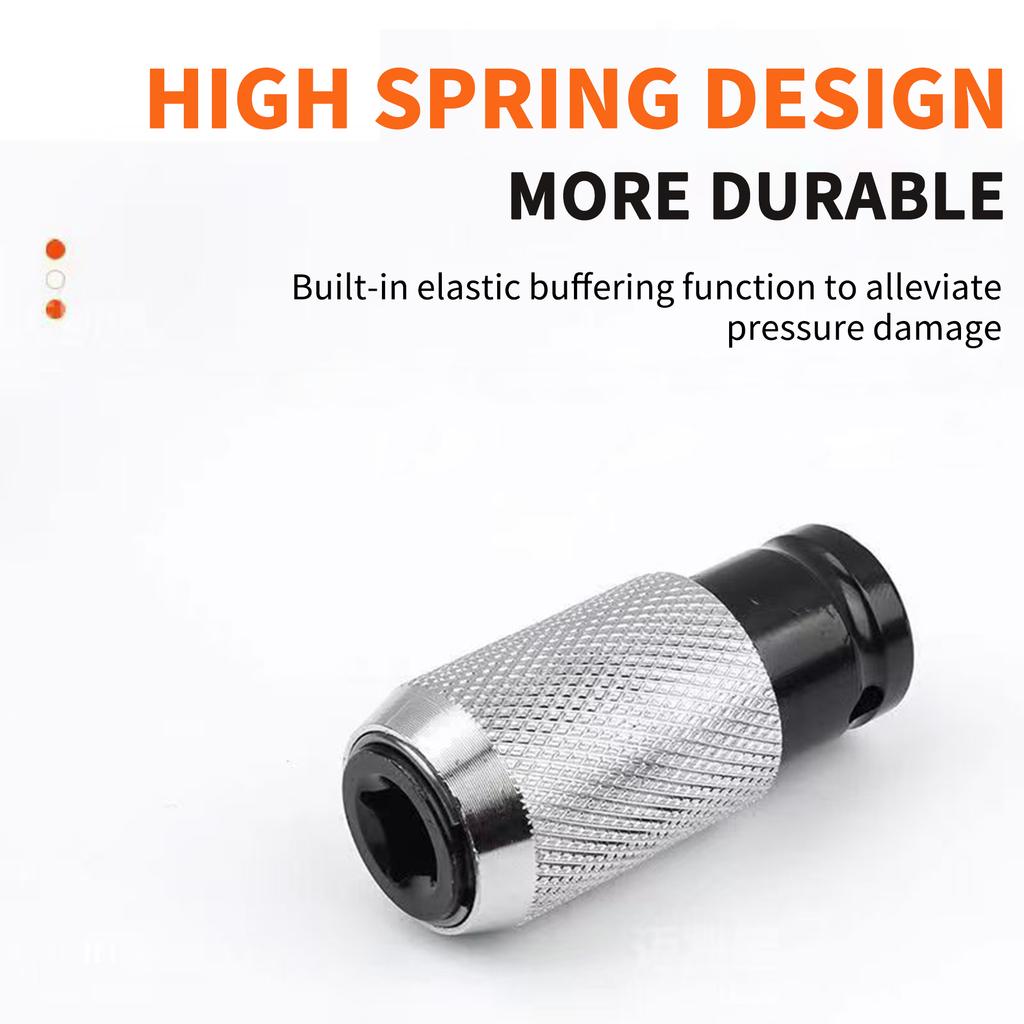 1/2" To 3/8" Socket Adapter, Impact Wrench Drill Conversion Head, Electric Hammer Drill Chuck Drive Converter Tool