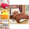 Elegant And Timeless Bedroom Pure Color Duvet Cover Pillowcases Quilt Cover Bedding Set