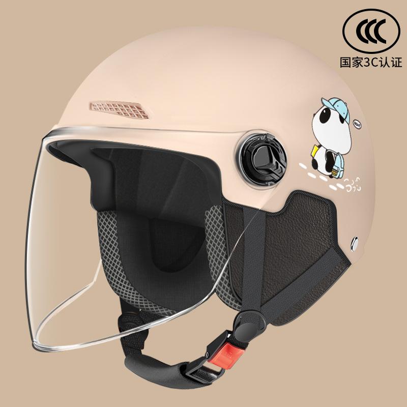 Electric Motorcycle, Battery Car Helmet, Men's and Women's Summer All-season Helmets, Helmets, Winter Universal Half Helmets