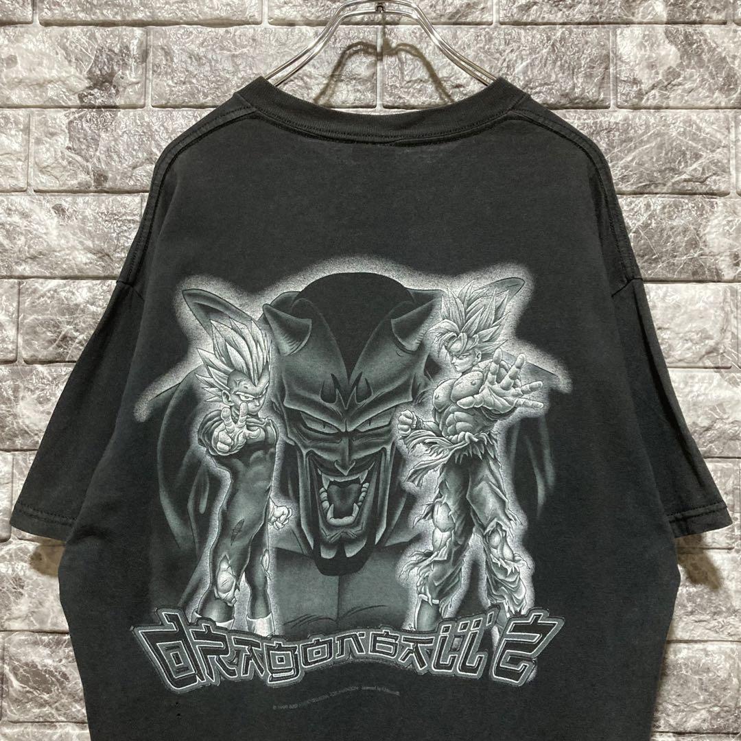 

[USED] Rare DRAGONBALL Z T-shirt featuring Dabura, Goku, and Vegeta, vintage