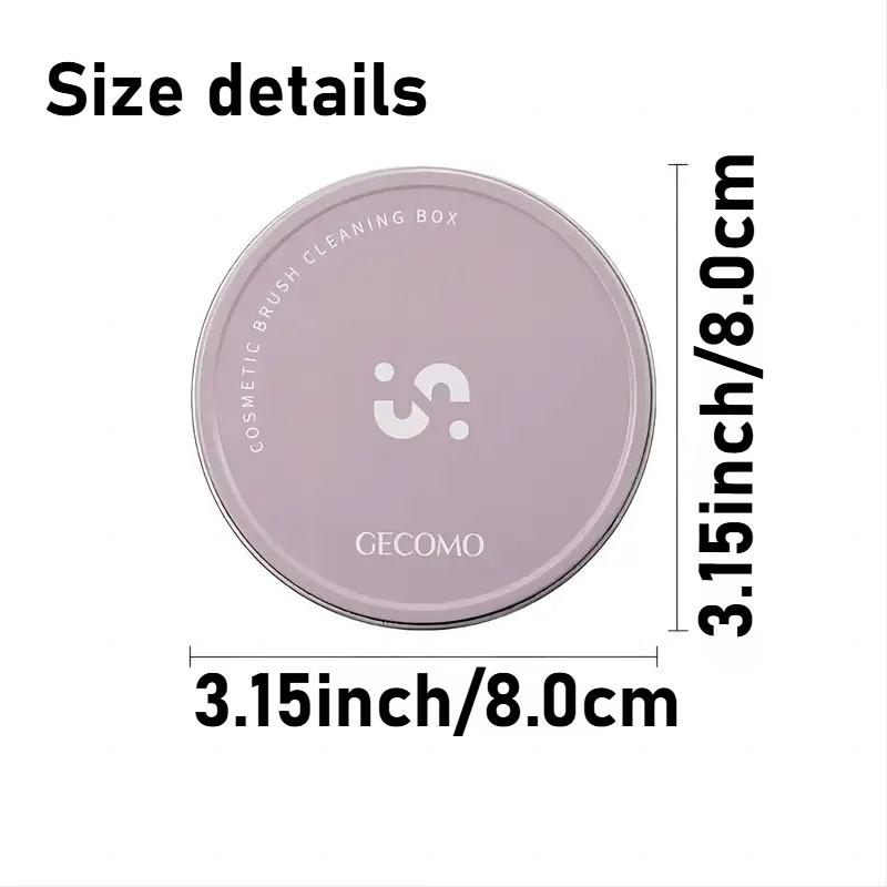 Brush Makeup Cleaner Color Removal Cleaner Sponge Quickly Easily Clean Makeup Brushes Powder Without Water Chemical Solutions