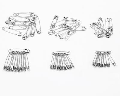 Srebrne agrafki DIY narzędzia do szycia akcesoria igły ze stali nierdzewnej duża agrafka mała broszka akcesoria odzieżowe