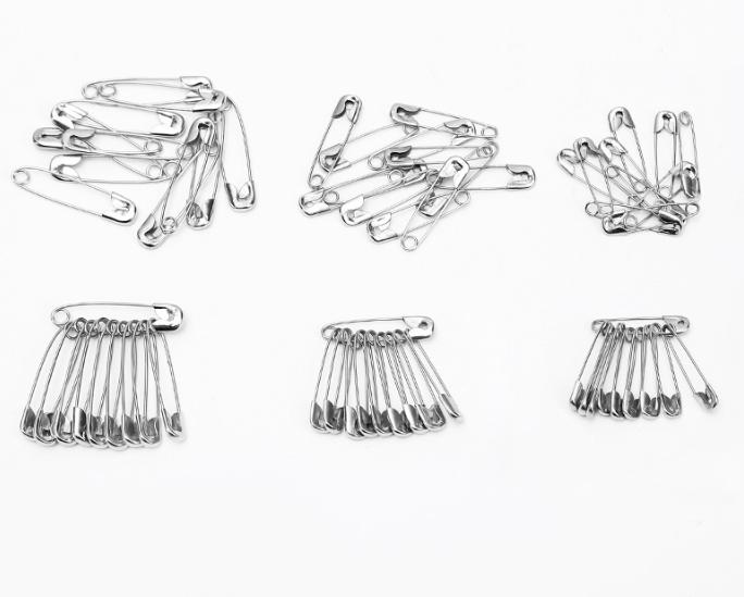 Silberne Sicherheitsnadeln DIY Nähwerkzeuge Zubehör Edelstahl Nadeln Große Sicherheitsnadel Kleine Brosche Bekleidungszubehör