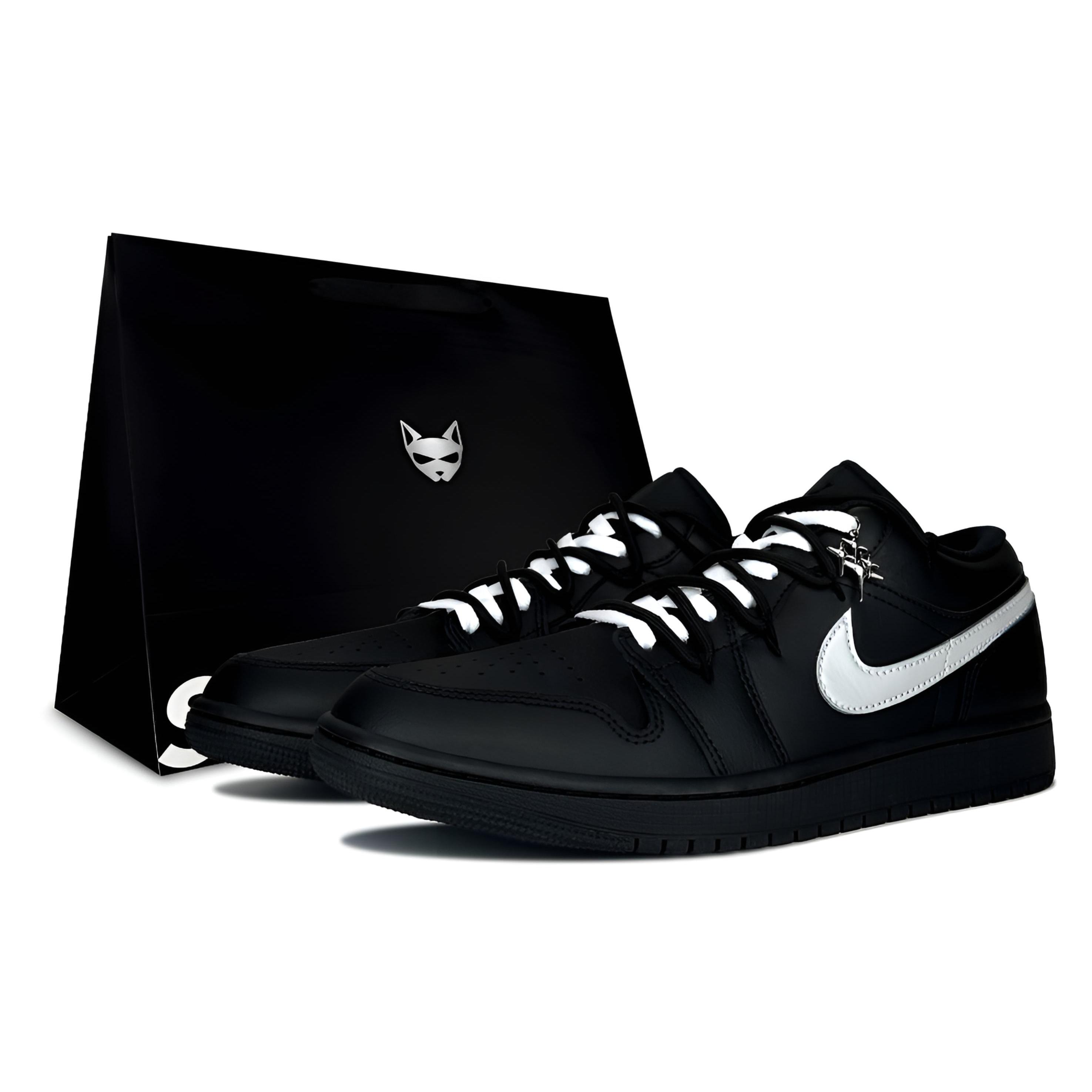 

Jordan Air Jordan 1 Low Triple Black Dimension Cushioning Abrasion Resistant Cushioning, Wear Resistant Low top 553558-093(Team771-S-BOX) 40