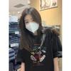 Cotton Short-sleeved T-shirt Women's Loose Original Style New Letter Printing Student T-shirt Ins Women's Fashion