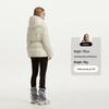 Tanboer Women's Detachable Hood Short Slim Down Jacket