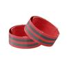 High Reflective Bands Elastic Armband Wristband Ankle Straps 2/4Pcs Safety Reflector Tape Motorcycle Clothing For Night Biking