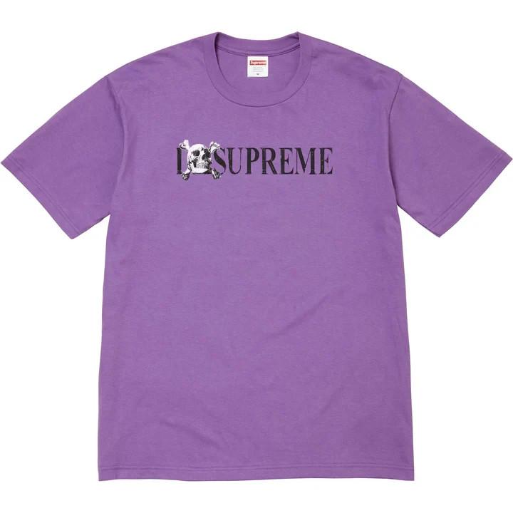 Supreme Skull Tee Purple M