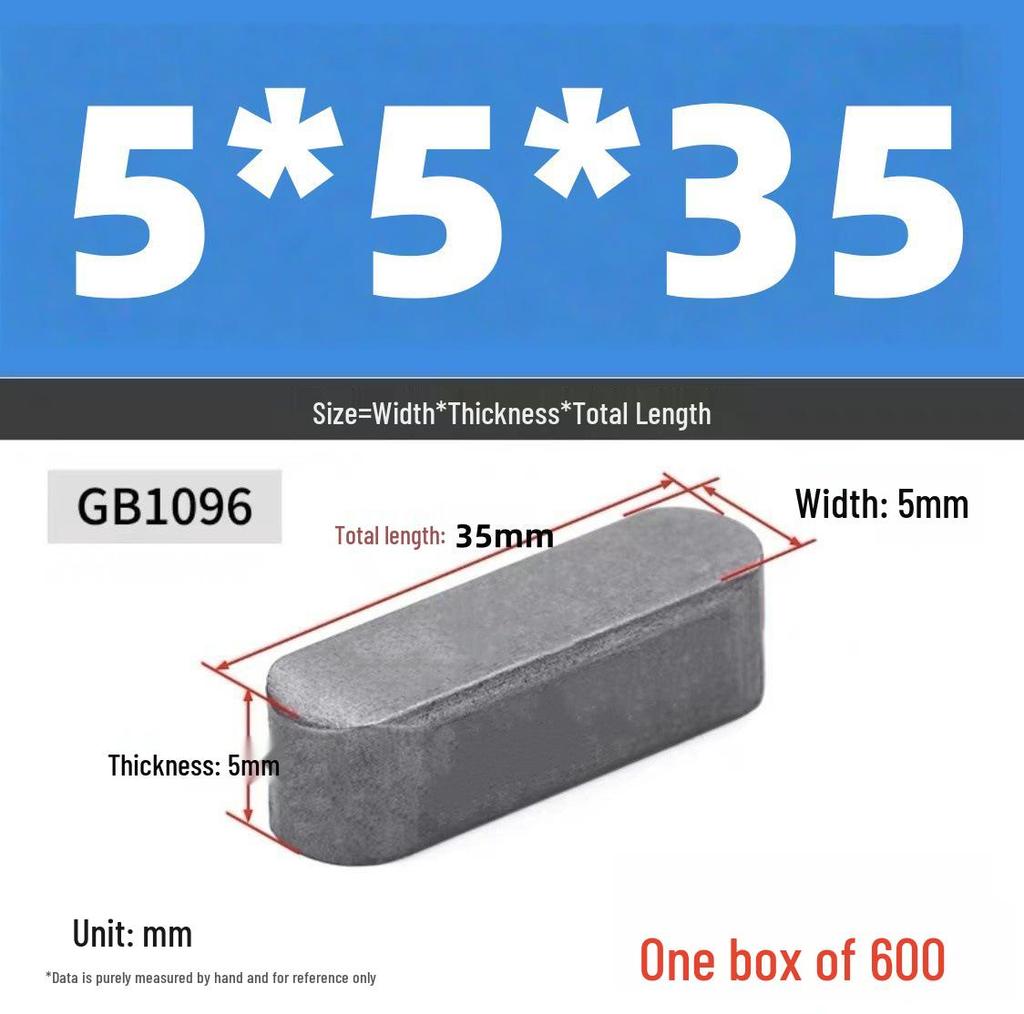 A3 Material Double Round Head Key Pin, Plain Key, Type A, Complete M3/M4/M5 Specifications