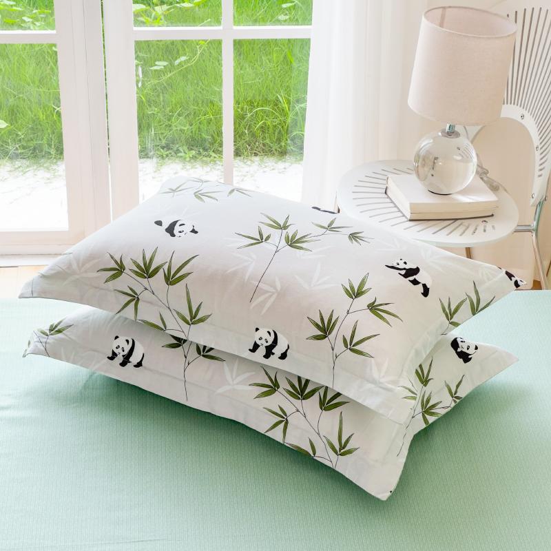2pcs 48x74cm Pure Cotton Pillowcase Home Bedding Super Soft Plaid Pillow Cover 100% Cotton Pillow Case Dorm Girl Room Decoration