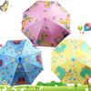 Children's Umbrella, Black-Coated Straight Automatic Umbrella, Student Umbrella for Sun and Rain, Black-Coated Sun Protection, Plus Features