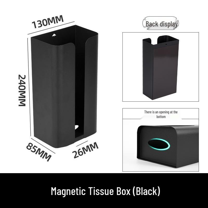 Magnetic Wall-Mounted Punch-Free Tissue and Napkin Holder