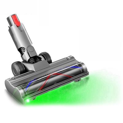 Staubsaugeraufsatz für Dyson V10 Slim V12 Slim Floor, weicher Rollenbürstenkopf mit LED-Staublichtern für Hartholzböden