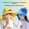 1-10 STuks Zomer Kinderen UV Bescherming Zon Hoed Baby Peuter Bucket Hoed Brede Rand Ademend Buiten Pet voor Jongens Meisjes