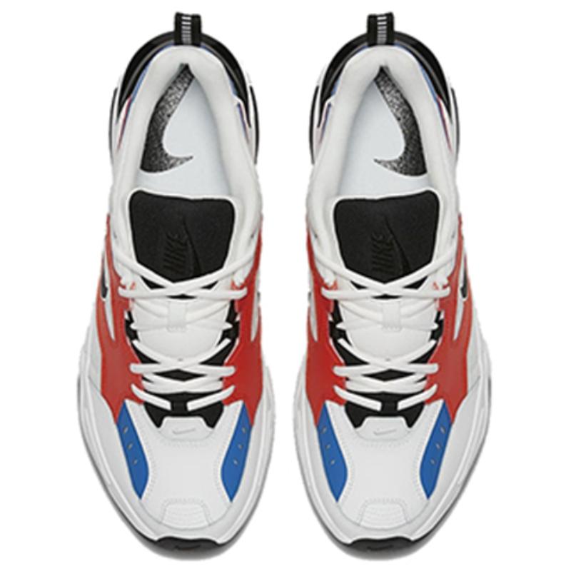 Nike M2K Tekno White Black Orange Chunky Sneakers AV4789-100