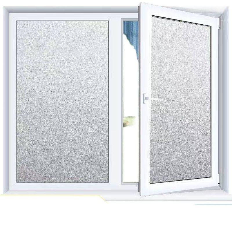 Sichtschutz Milchglasfolie - Transluzenter Fensteraufkleber für Badezimmer, Büro oder Toilette