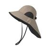 Chapeau de Soleil Unisexe d'Extérieur à Large Bord