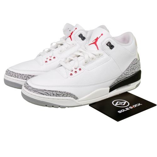 

Air Jordan 3 Retro White Cement Reimagined Jordan 3 AJ3 DN3707-100 EU 44 білий