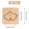 1Pcs Artificial Leather Punching Cutting Die For Maple Leaves/Ginkgo Leaves/Petals/Four-Leaf Clover, DIY Hand Cutting Craft Tool