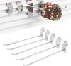 Supermarket Shelf Channel Hook Display Accessories Single Wire Hook Slot Panel Hooks Metal Display Hooks for Merchandising