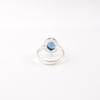 London Blue Topaz Gemstone 925 Sterling Silver Jewelry Handmade Engagement Ring RR-9-7