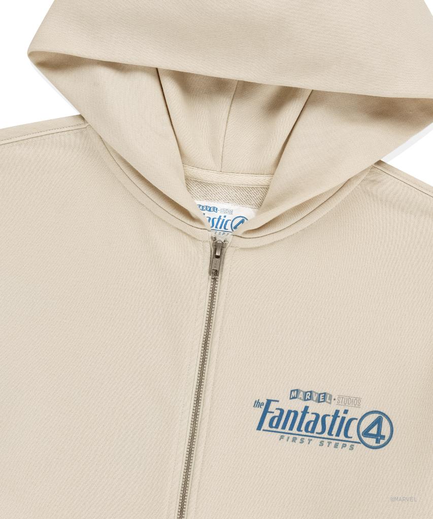 Sunlovetour [The Fantastic Four] Zip Up Hoodie Oatmeal