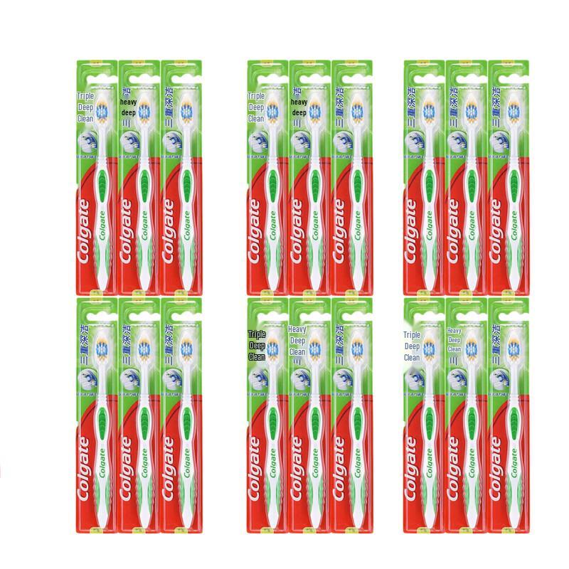 Colgate Triple Action Deep Clean Toothbrushes (18 Count)