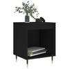 Nightstands 2 Pcs Black 40 X 35 X 50 Cm Particleboard