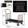 Rose Gold Hotel Luggage Cart