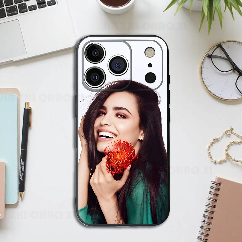 

Actor S-Sofia C-Carson Black Phone Case For IPhone 17 16 15 14 13 12 13 12 11 Pro Max Plus XS XR Silicone Soft Back Cover iPhone17