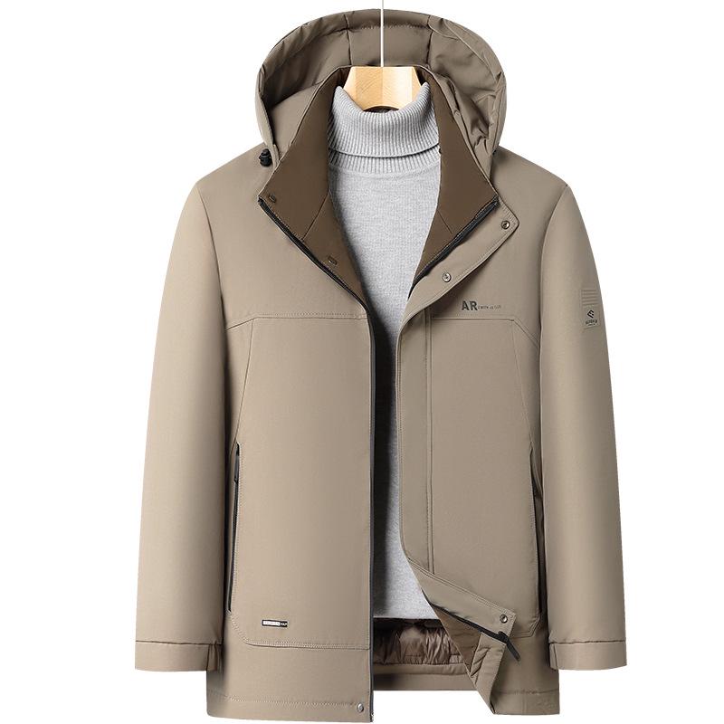 Men's Winter Thick Cotton-Padded Jacket: Warm, Fashionable, Casual Outerwear for Middle-Aged Dads